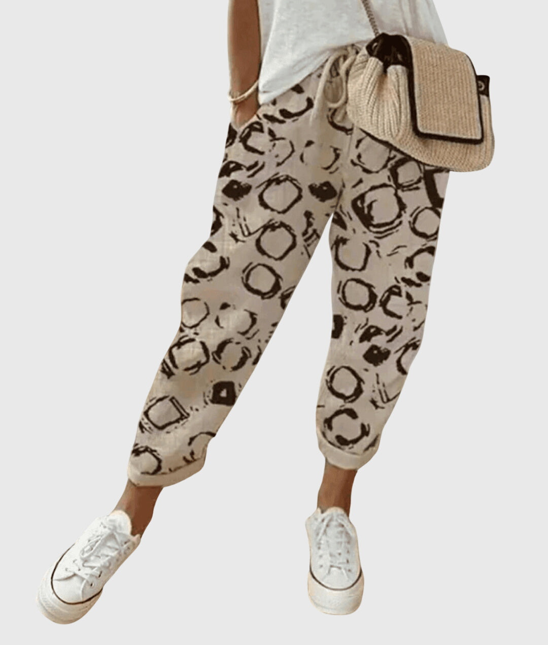 Beige Circles / 5XL